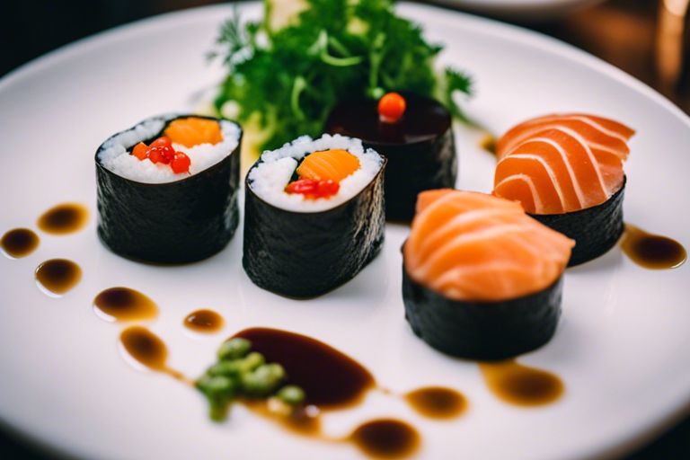 piatto sushi fusion al Vettor Ristorante Bari